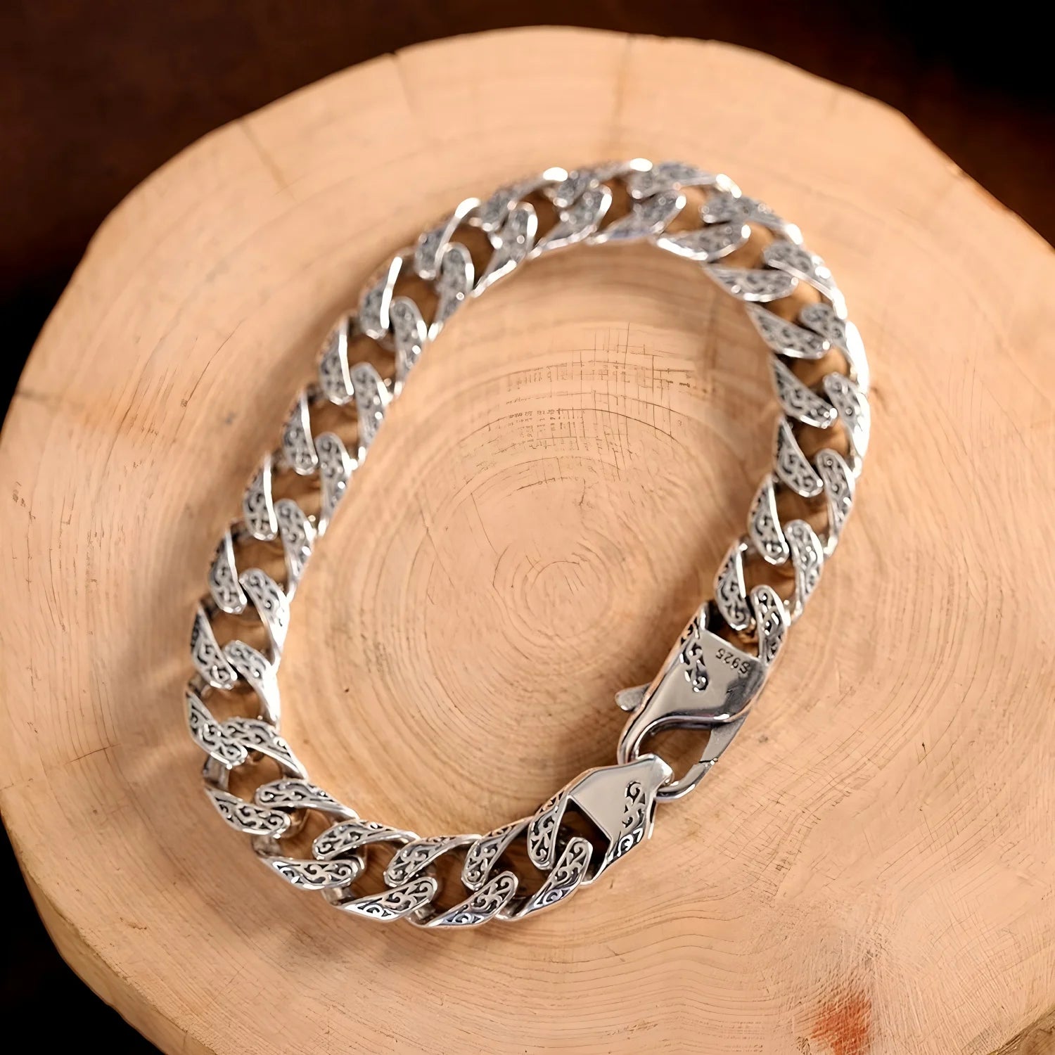 Moonforged Links - Silver Bracelet