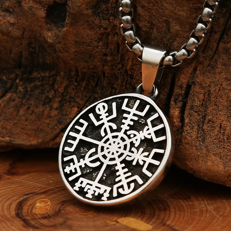 Vegvisir Circular Pendant